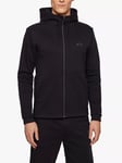 BOSS Saggy Zip-Up Hoodie, Black