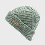 VOLCOM - Womens Stone Knit Beanie - One Size - Lichen Green - Casual Knitted Hat