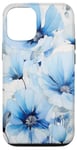 iPhone 12/12 Pro White Blue Hydrangea Flowers Cute Case