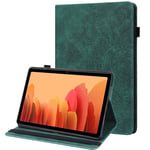 GLANDOTU Tablet Case for Lenovo Tab E10 (TB-X104F) Tablet-lightweight Shockproof Embossed Flip PU Leather Cover Case with fold Stand Protection- Green