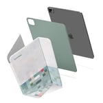 tomtoc Smart Folio Housse pour 2024 Nouveau 11" iPad Air M2, 10,9" iPad Air 5/4, 11" iPad Pro 4/3/2/1 M2, Couverture de cas Magnétique avec Couvercle de Protection pour Pencil,Repos/Réveil automatique