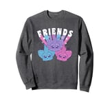 Furby Friends Cute Furblets Colorful Group Shot Sweatshirt