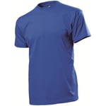 Stedman Comfort Men T-shirt Royalblå bomull Small Herr