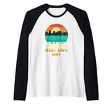 No Place is Better than West Cape May New Jersey Raglan Baseball Tee