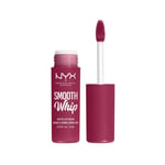 NYX Womens Smooth Whip Matte Lip Cream 4ml - Fuzzy Slippers - One Size