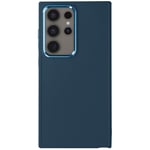 Avizar Case for Galaxy S24 Ultra Metallic Camera, Dark Blue