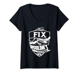 Womens It is a FIX Thing Gifts V-Neck T-Shirt