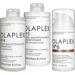 Olaplex Bundle No.4 Shampoo 250 ml & No.5 Conditioner 250 ml & No.6 Le