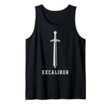 Excalibur The Legendary Sword in the Stone of King Arthur Tank Top