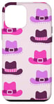 Coque pour iPhone 12 mini Pink Cowboy Hat Cute Cowgirl Hats Long Live Western Cowgirls