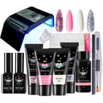 Poly Nagel Gel - Nagelförlängning Kit