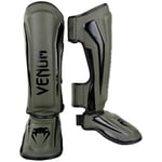 Venum, Elite Standup Shin Guards, Men's, XL, Khaki/Black