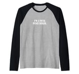 I'm a total peace seeker. Raglan Baseball Tee