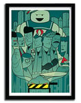 K.Olin Tribu - Affiche GHOSTBUSTERS par Ale Giordini, Papier, Blanc, 20 x 30 x 0.1 cm GHOSTBUSTERS2