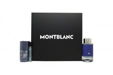 MONT BLANC EXPLORER ULTRA BLUE GIFT SET 100ML EDP + 75G DEO STICK + 7.5ML EDP