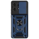 Avizar Case for Motorola Edge 50 Pro Bague Support Cache Caméra Coulissant