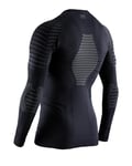 X-Bionic Invent 4.0 T-Shirt de Sport Maillot de Compression Homme Manches Longues Noir S