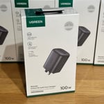 🟢Ugreen 100W USB C Charger Plug 4-Port GaN Type-C Fast Wall Power Adapter Black