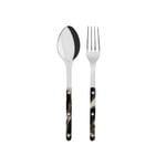 Sabre Paris - Serving Set 2-pack Bistrot Dune Black - Serveringsbestikk