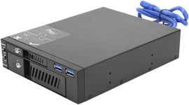 Boîtier De Disque Dur Pour Châssis,Boîtier D'Extraction De Disque Dur À Double Disque Optique,Support De Rack De Disque Dur 2.5/3.5 Usb,Prend En Charge 2.5/3.5 Sata1/2/3 Disque Dur/Ssd Ssd