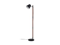 Lindby - Birte Gulvlampe Black/Wood