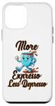 Coque pour iPhone 12 mini Plus d'expresso Moins de Depresso Funny Coffee Expresso Lover