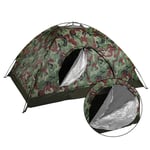 shunlidas Outdoor Portable Single Layer Camping Tent Wigwam Camouflage 2 Person Waterproof Lightweight Beach Fishing Hunting Picnic Tents