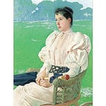 Artery8 Anselmo Guinea Portrait Of A Lady Painting Art Print Canvas Premium Wall Decor Poster Mural