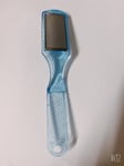 2 x BLUE PEDICURE FOOT RASP FILE SCRUBBER HARD DEAD ROUGH SKIN CALLUS REMOVER L