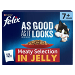 Felix As Good As It Looks Senior Cat Food Meat 100G