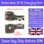 Xiaomi Redmi Note 10 4G  Charging Port Connector Board Flex+Fast Charge