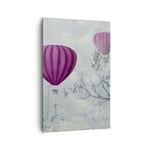 Impression sur Toile 80x120cm Tableaux Image Photo ballon arbre vol Decoration