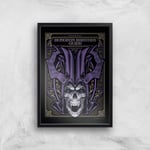 Donjons & Dragons Dungeon Master Giclee Art Print - A3 - Black Frame