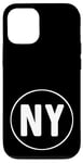 Coque pour iPhone 12/12 Pro New York NY - Ville natale - Vacances Voyage en ville