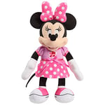 Just Play Peluche Musicale La Maison Magique de Mickey Mouse Disney Junior avec Effets sonores et Lumineux, Minnie Mouse, Jouet pour Enfant de 3 Ans et Plus