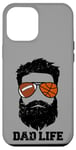 iPhone 12 Pro Max Football Basketball Dad Messy Hair Beard Football Basketball Case