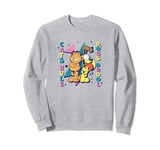 Garfield Odie Garfield Cats Rule Dogs Drool Sweatshirt