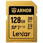 Lexar SDXC ARMOR Gold UHS-II U3 V60 128GB 280MB/s -minneskort