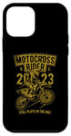 Coque pour iPhone 12 mini Motocross Dirt Bike Racing Design vieilli