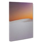 Big Box Art Alone in The Desert Canvas Wall Art Framed Picture Print, 30 x 20 Inch (76 x 50 cm), Grey, Purple, Brown, Orange