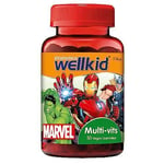 Wellkid Marvel Kids Multivitamins - 50 Gummies, Immune support, Fast shipping.