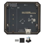 Bo&icirc;tier pour Raspberry Pi 4B M.2, carte d'extension USB3.0 vers SATA, connexion de disques SSD SSD