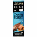 LINDT HELLO CRUNCHY NOUGAT MILK CHOCOLATE BAR (100g)