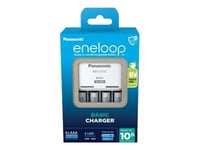 Panasonic Eneloop Basic Bq-Cc51 - Batteriladdare - Plastfri - (För 4Xaa/Aaa) 4 X Aaa - Nimh - 800 Mah (Europlug)