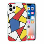 For Apple Iphone 11 Pro Silicone Case Bauhaus Design Pattern - S33