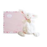 Doudou lapin bonbon rose