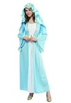 Ciao Flowers Paul Virgin Mary Costume Woman Adult, Blue, Size 40-42, 62028