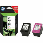 Genuine HP 62 Black & 62 Color Ink Cartridges Envy  FREE DELIVERY **************