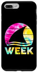 Coque pour iPhone 7 Plus/8 Plus 2024 Week Retro Shark Fin Lover Sea Ocean Animal Summer Trip