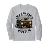 I'm a Ham Radio Operator Enthusiast Vintage Style Long Sleeve T-Shirt